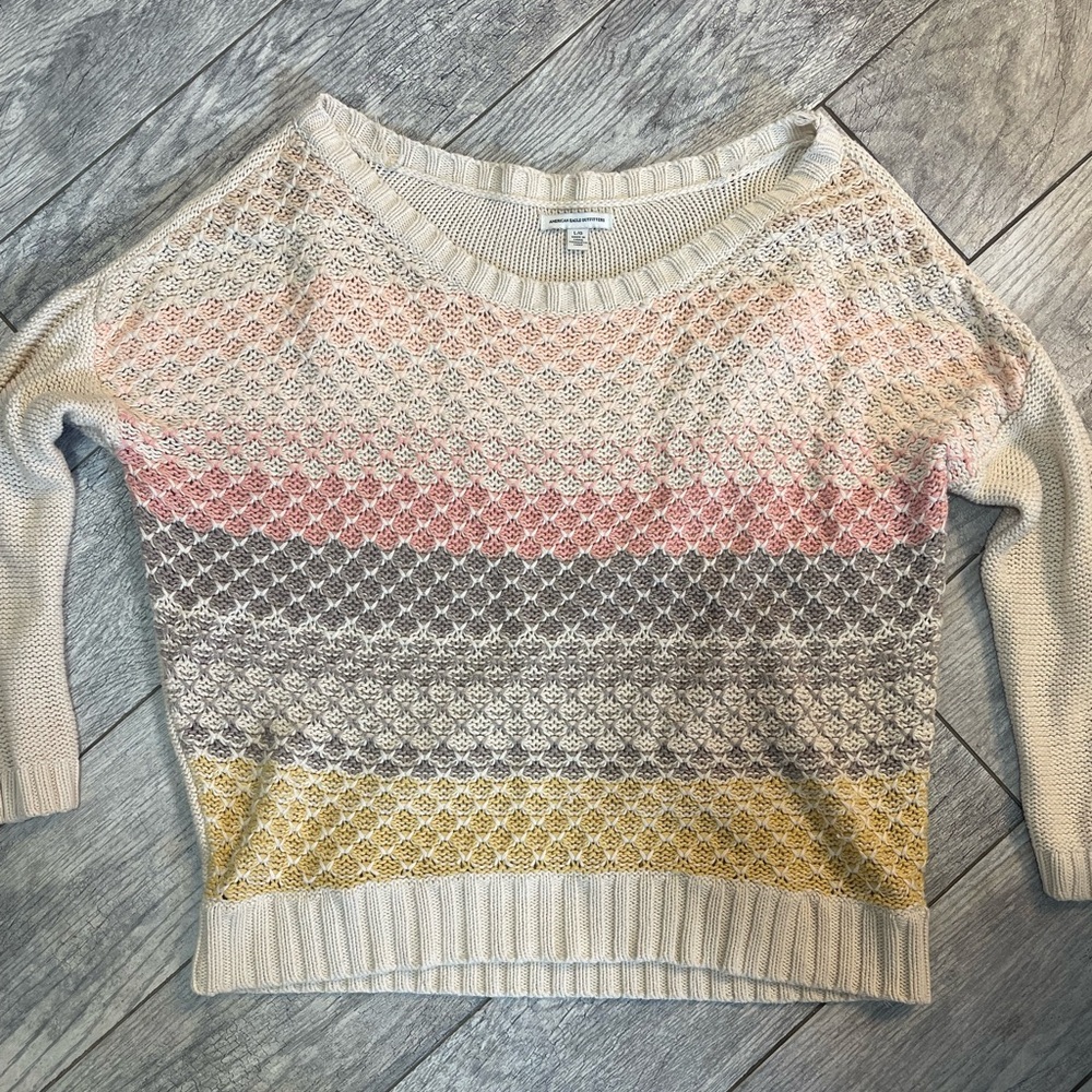 American Eagle L knitted sweater